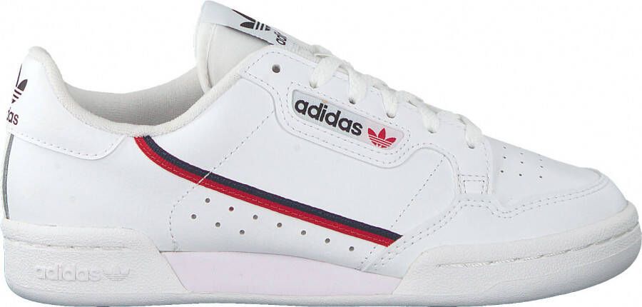 Adidas Originals Continental 80 J Sneaker Basketball Schoenen ftwr white scarlet collegiate navy maat: 38 2 3 beschikbare maaten:38 2 3 - Foto 3