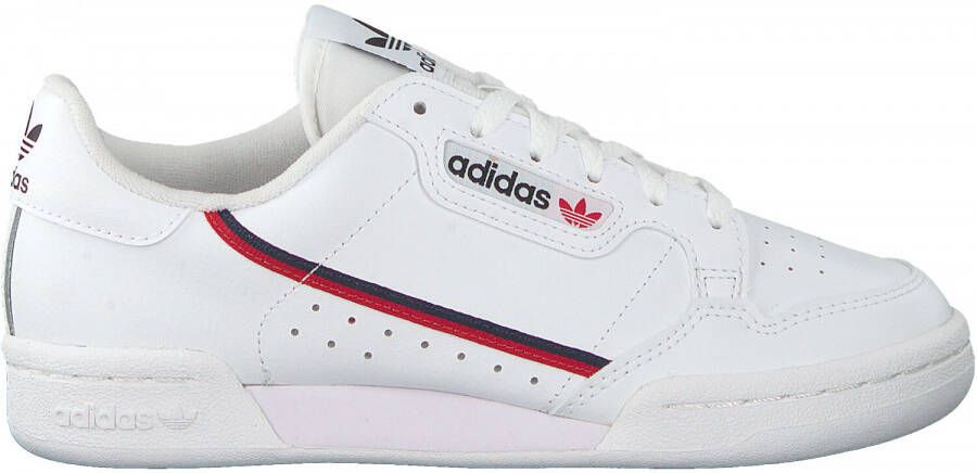 Adidas Originals Continental 80 J Sneaker Basketball Schoenen ftwr white scarlet collegiate navy maat: 37 1 3 beschikbare maaten:37 1 3