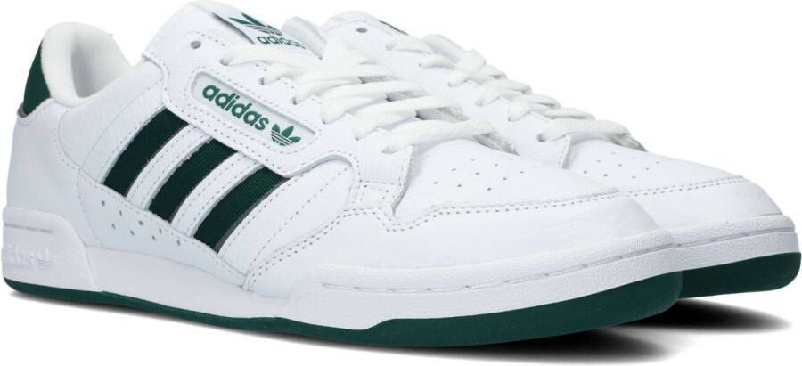Adidas Originals Continental 80 Stripes Schoenen Cloud White Collegiate Green Grey Three Heren