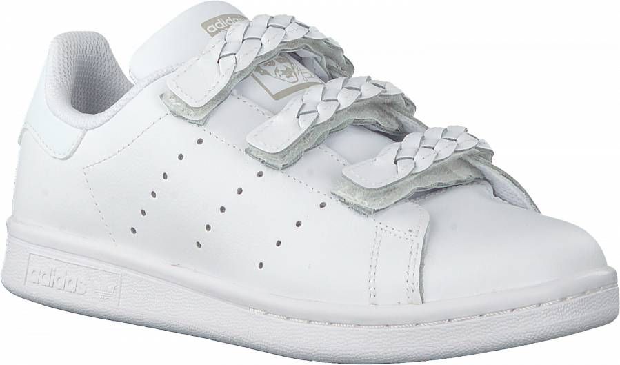 Onmogelijk commentaar Gezag Adidas Originals Stan Smith Sneakers Met Klittenband In Wit En Blauw |  estreladouromecanica.com.br