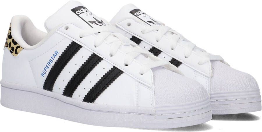 Adidas Originals Superstar sneakers wit zwart blauw