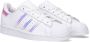 Adidas Witte Superstar Lage Sneakers met Holografische Accenten White - Thumbnail 1