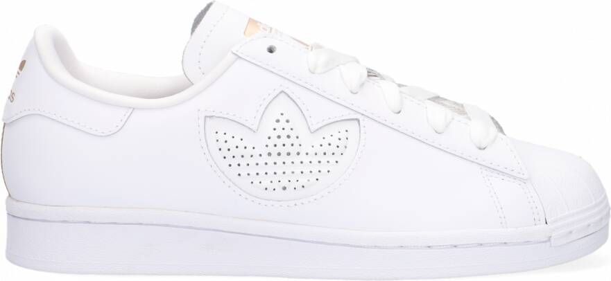 Adidas Superstar sneaker met leren details