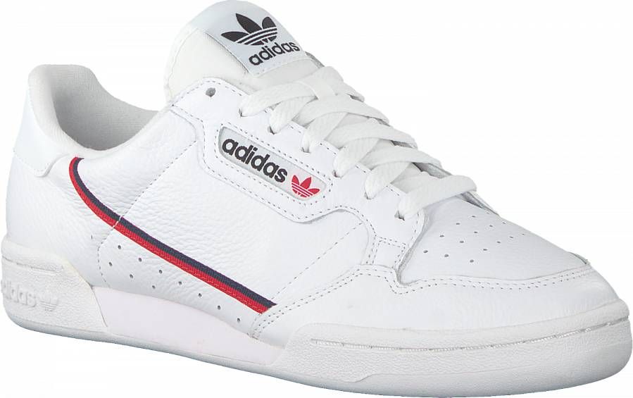 Adidas Originals Continental 80 Heren Cloud White / Scarlet ...