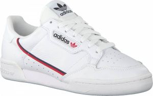 Adidas Originals Continental 80 Schoenen Cloud White Scarlet Collegiate Navy Blue Red Kind