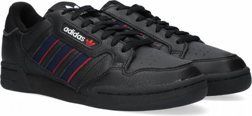 Adidas Originals Continental 80 Stripes Heren Core Black Collegiate Navy Vivid Red Dames