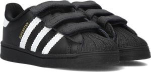 Adidas Originals Superstar CF1 Kinderschoenen Kinder Sneakers met klittenband Zwart EF4843