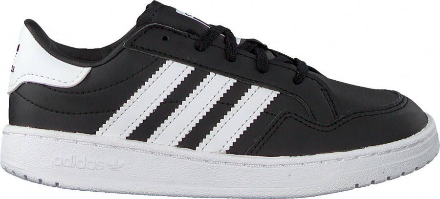 Adidas Zwarte Lage Sneakers Team Court C