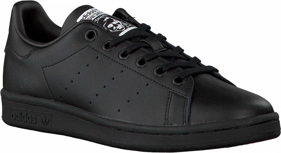 Adidas Stan Smith J Lage sneakers Leren Sneaker Meisjes Zwart