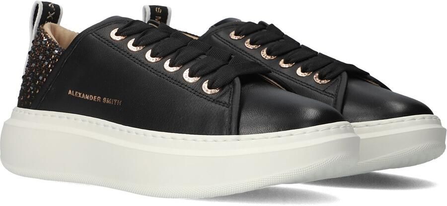 ALEXANDER SMITH Lage Sneakers Dames Wembley Leer Zwart