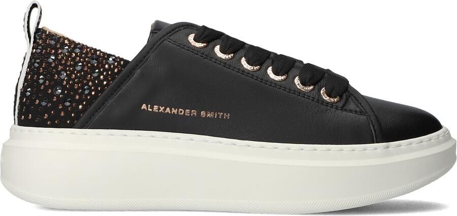 ALEXANDER SMITH Lage Sneakers Dames Wembley Leer Zwart - Foto 3