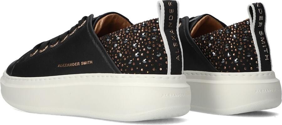 ALEXANDER SMITH Lage Sneakers Dames Wembley Leer Zwart - Foto 4