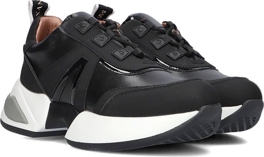 Alexander Smith M1D-54Blk Sneakers Leer Verwijderbare Binnenzool Black Dames