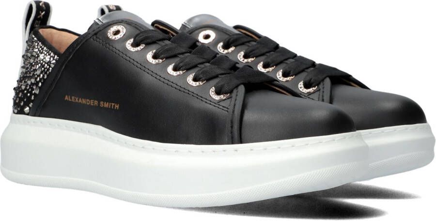 Alexander Smith Wembley Lage sneakers Leren Sneaker Dames Zwart