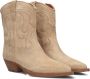 ALPE Cowboylaarzen Dames 50101108 Maat: 41 Materiaal: Suède Kleur: Beige - Thumbnail 1