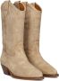 ALPE Cowboylaarzen Dames 5001 Maat: 37 Materiaal: Suède Kleur: Beige - Thumbnail 1