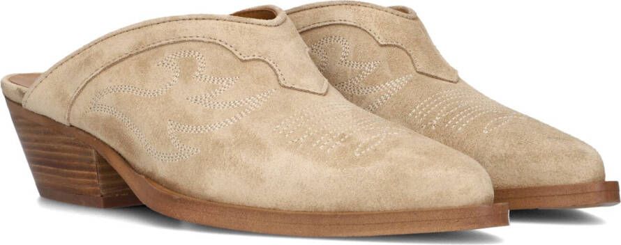 ALPE Muiltjes Dames 5011 Maat: 38 Materiaal: Suède Kleur: Beige