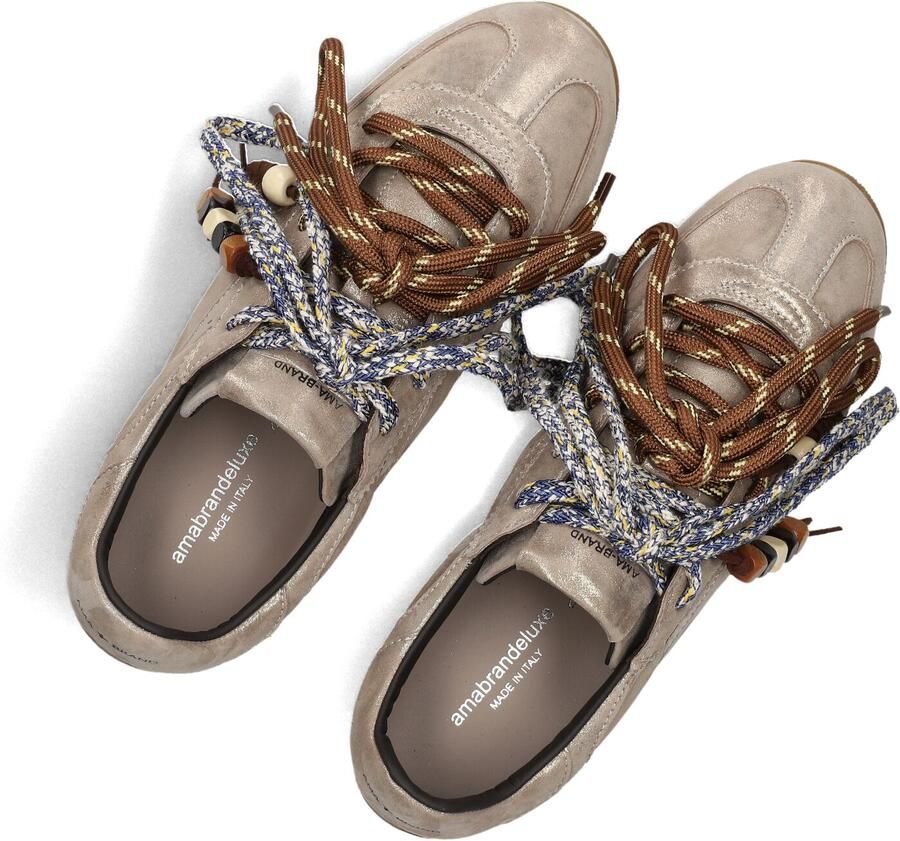 AMA BRAND DELUXE Lage Sneakers Dames Athl Leer Metallic - Foto 2