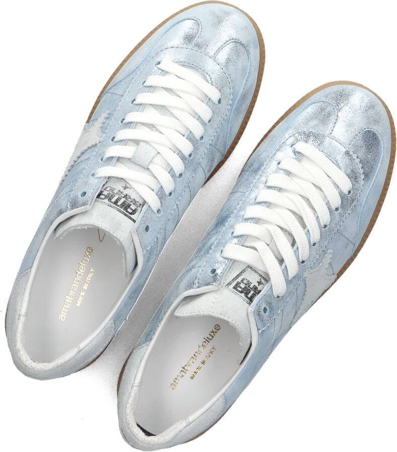 AMA BRAND DELUXE Lage Sneakers Dames Blade Leer Blauw - Foto 2
