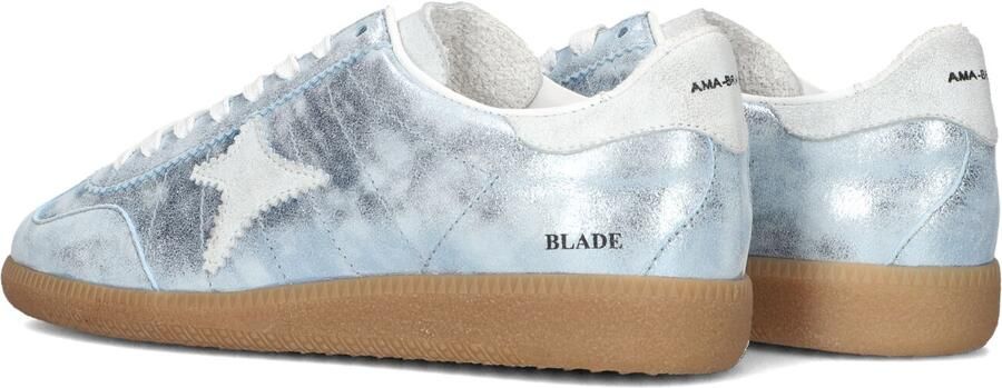 AMA BRAND DELUXE Lage Sneakers Dames Blade Leer Blauw - Foto 4
