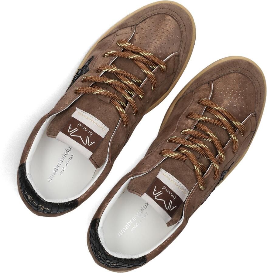 AMA BRAND DELUXE Lage Sneakers Dames Sun Suède Bruin - Foto 2