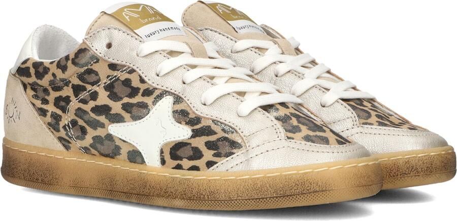 AMA BRAND DELUXE Lage Sneakers Dames Sun Leer Goud