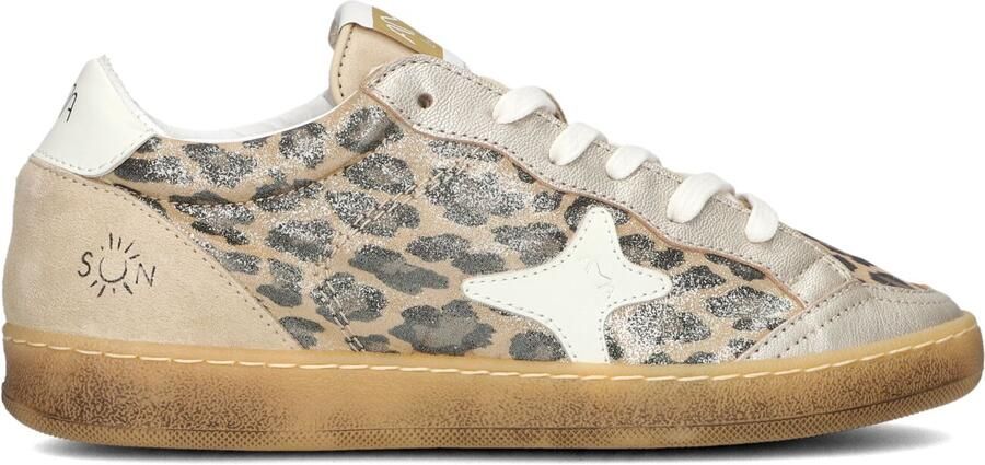 AMA BRAND DELUXE Lage Sneakers Dames Sun Leer Goud - Foto 3