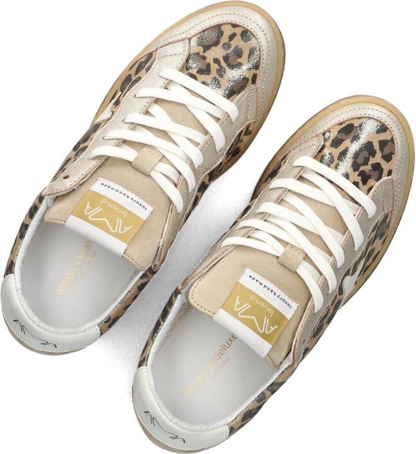 AMA BRAND DELUXE Lage Sneakers Dames Sun Leer Goud - Foto 2
