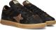 AMA BRAND DELUXE Lage Sneakers Dames Sun Leer Zwart - Zwart