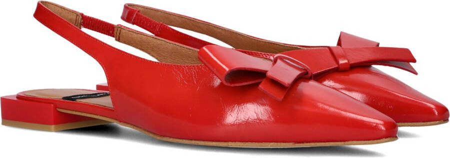 ÁNGEL ALARCÓN Slingbacks Dames 25010 Maat: 41 Materiaal: Lakleer Kleur: Rood