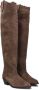 ANONYMOUS COPENHAGEN Overknee Laarzen Dames Trisha 35 Maat: 39 Materiaal: Suède Kleur: Bruin - Thumbnail 1