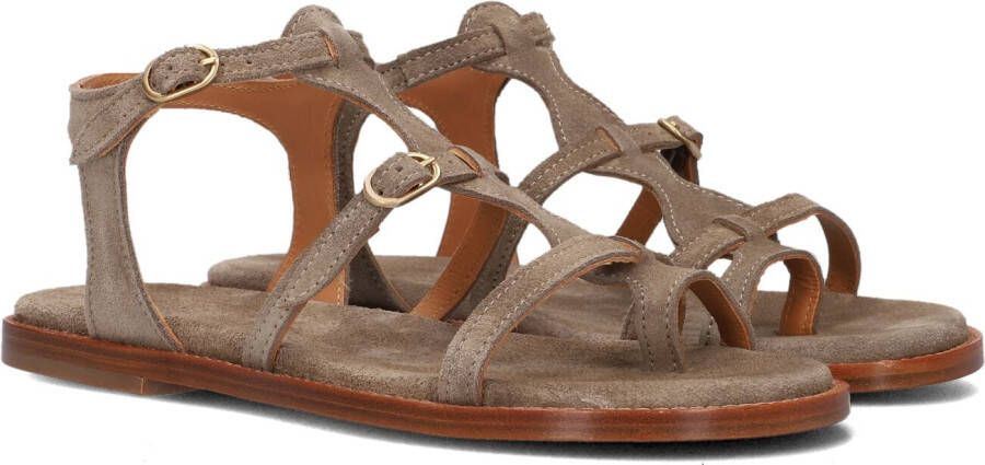 ANONYMOUS COPENHAGEN Sandalen Dames Raegan Maat: 38 Materiaal: Suède Kleur: Bruin