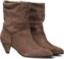 ANONYMOUS COPENHAGEN Enkellaarsjes Dames Jassi 50 Stiletto Maat: 42 Materiaal: Suède Kleur: Taupe - Thumbnail 1