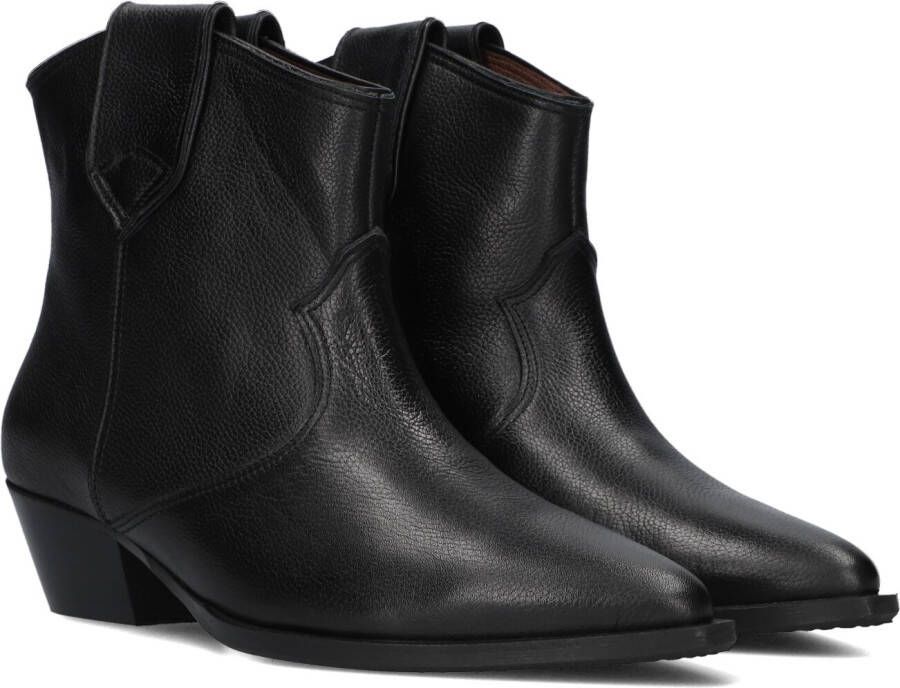 ANONYMOUS COPENHAGEN Enkellaarsjes Dames Joanni 35 Maat: 37 Materiaal: Leer Kleur: Zwart