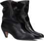ANONYMOUS COPENHAGEN Enkellaarsjes Dames Vully 50 Stiletto Maat: 43 Materiaal: Leer Kleur: Zwart - Thumbnail 1