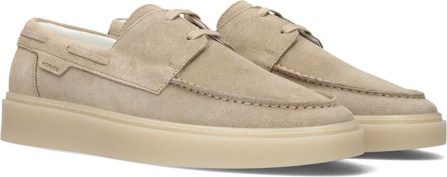 Antony Morato Leren loafers met labeldetails model 'ARTIE'