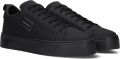 Antony Morato Sneakers van leer met labelpatch model 'METAL BOLD ANIMAL' - Zwart