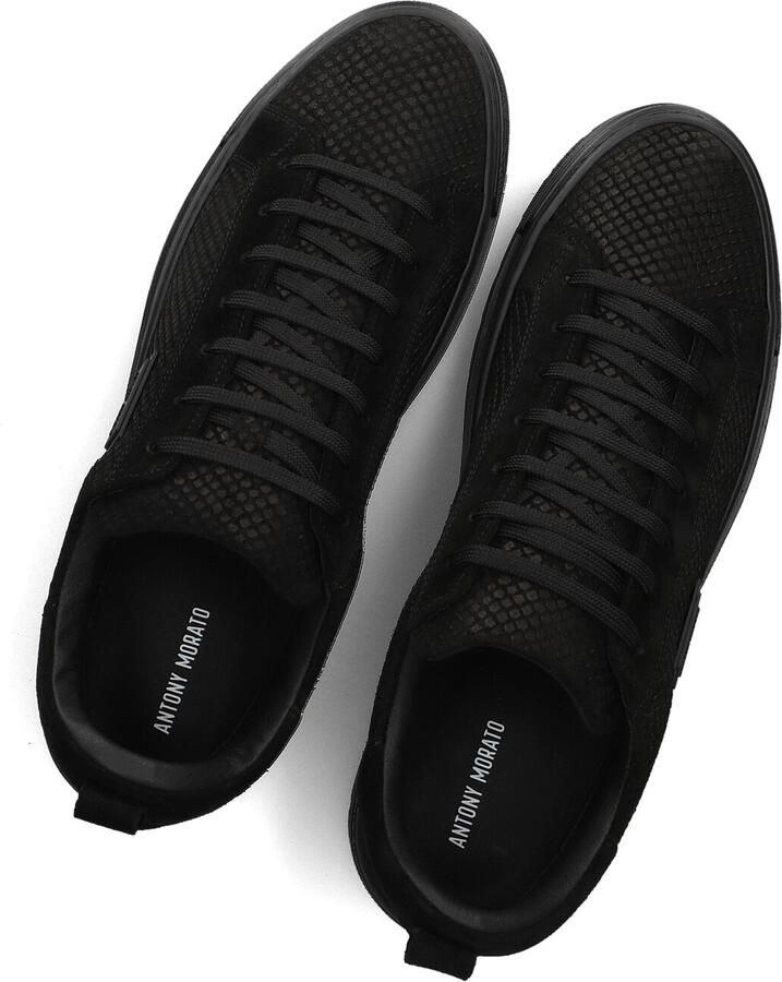 Antony Morato MMFW01934 9000 Black Sneakers Zwart Suede Heren Zwart - Foto 3
