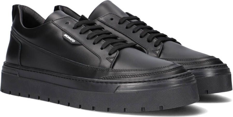 Antony Morato Leren sneakers met plateauzool model 'FLINT IN CALF'