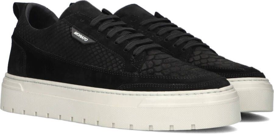 Antony Morato Flint Python Zwart Suede Lage sneakers Heren