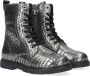 Apples & Pears B009048 Veterboots Laarzen Met Veters Meisjes Zilver - Thumbnail 1