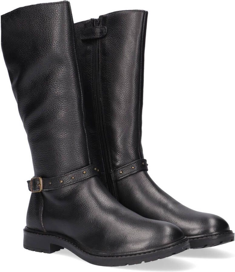 Apples \u0026 Pears B0010461 Hoge laarzen Meisjes Zwart - Schoenen.nl