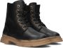 Apples & Pears B0011854 Veterboots Laarzen Met Veters Meisjes Zwart - Thumbnail 1