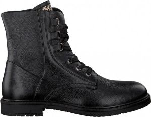 Apples & Pears Gessica Veterboots Laarzen Met Veters Meisjes Zwart