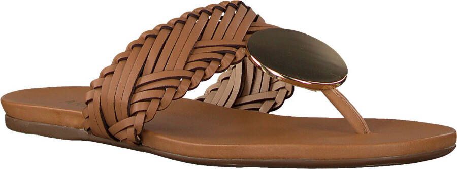 Natuurlijke Invloeden bruin Tinten A0327401070001u Slippers Dames Cognac