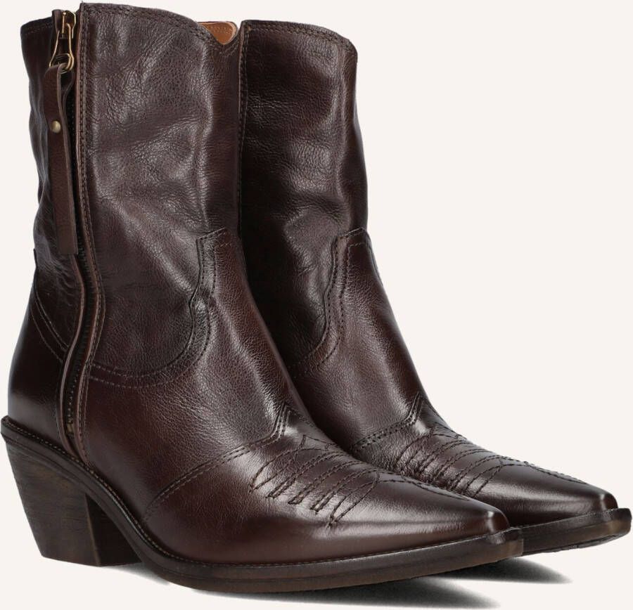 A.S.98 Enkellaarsjes Dames B84205 Maat: 37 Materiaal: Leer Kleur: Bruin