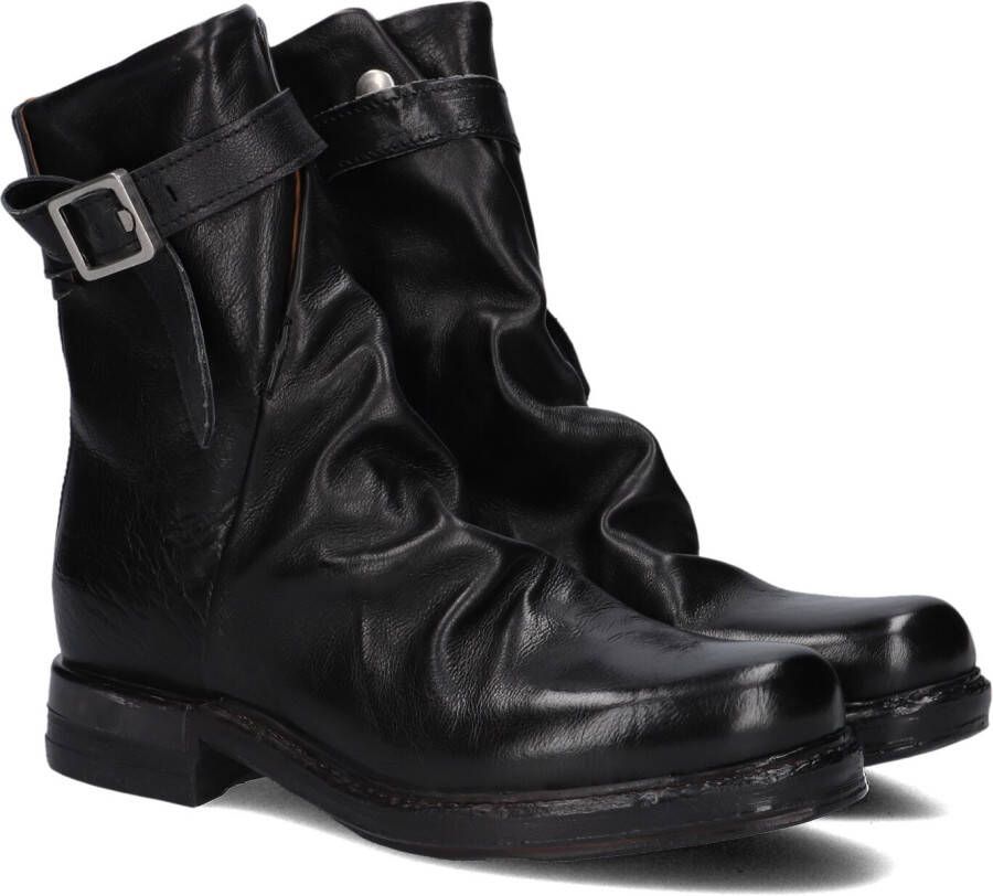 A.S.98 Enkellaarsjes Dames B80213 Maat: 42 Materiaal: Leer Kleur: Zwart