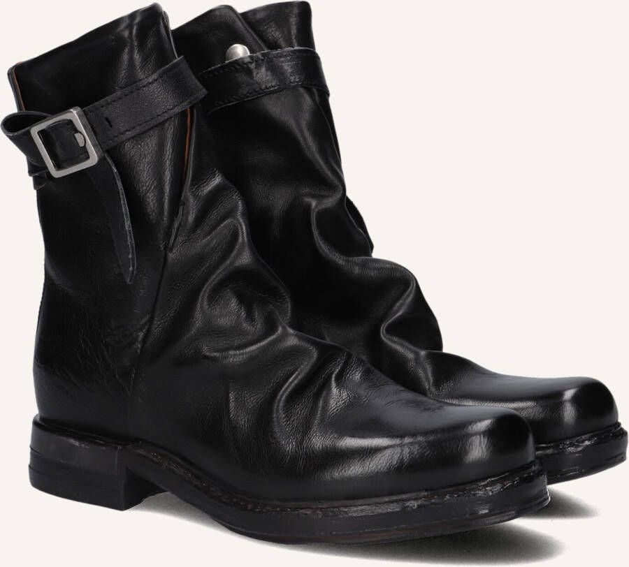 A.S.98 Enkellaarsjes Dames B80213 Maat: 42 Materiaal: Leer Kleur: Zwart