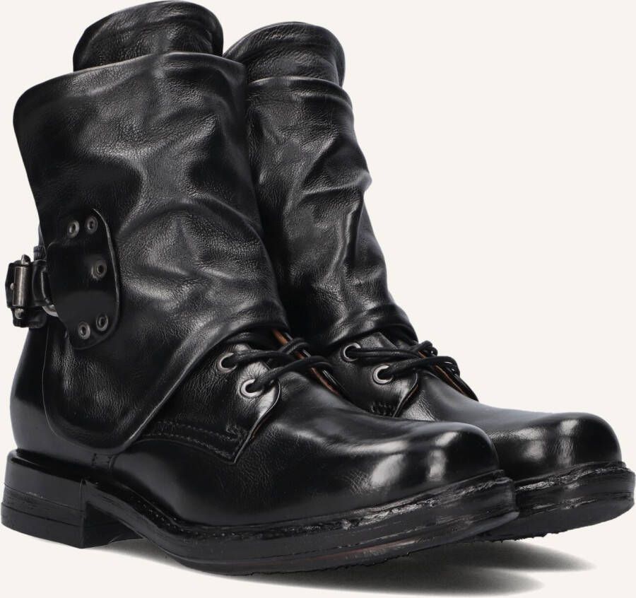 A.S.98 Enkellaarsjes Dames B80221 Maat: 41 Materiaal: Leer Kleur: Zwart
