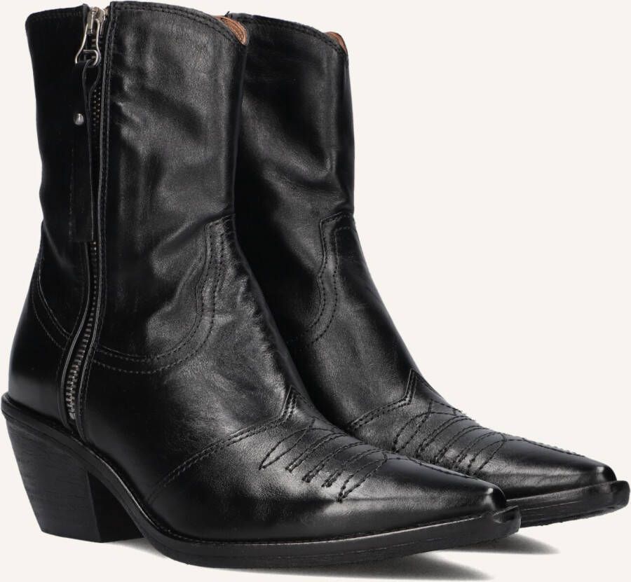 A.S.98 Enkellaarsjes Dames B84205 Maat: 42 Materiaal: Leer Kleur: Zwart